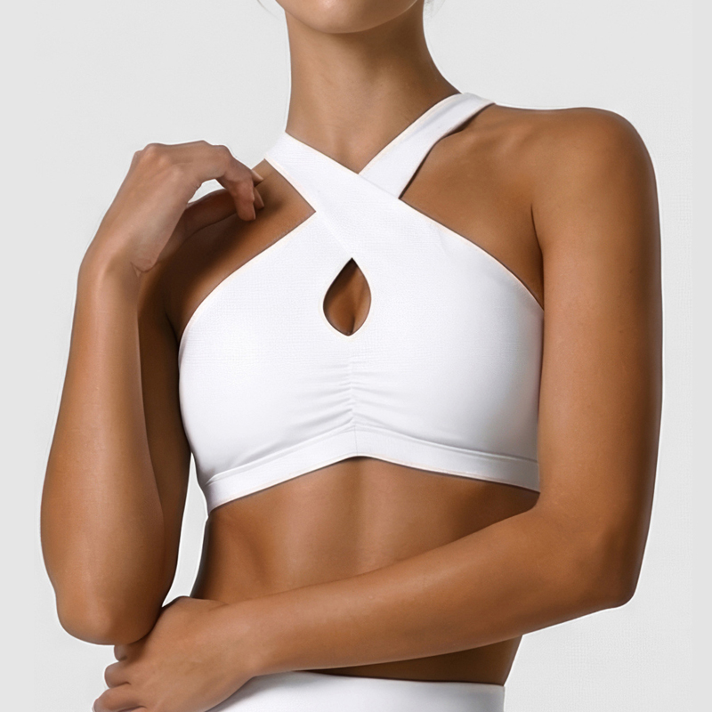 Sports Bra Racerback - Soutien-gorge de sport doux pour femme,