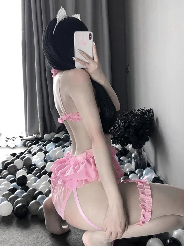 Ensemble de Lingerie érotique  - Lace Bralette Set avis et prix